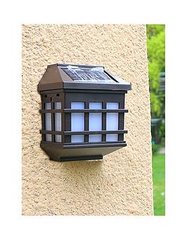 Product photograph of Streetwize Pack Of 2 Solar Fence Lights - Warm White Led from very.co.uk