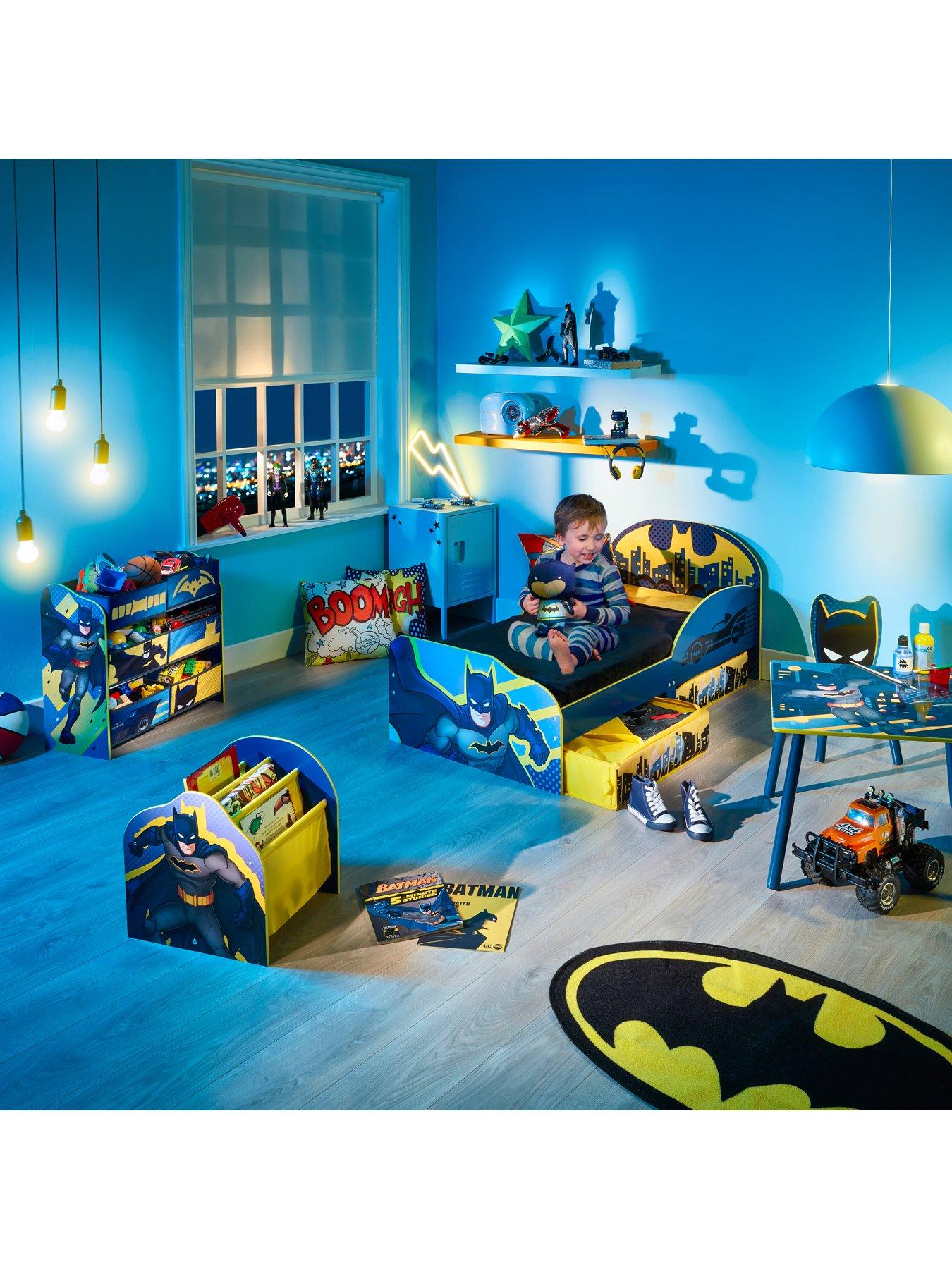 Batman Kids Toddler Bed with Storage Drawers 