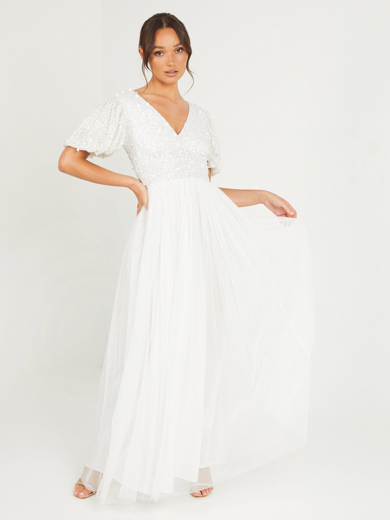 white maxi dress uk