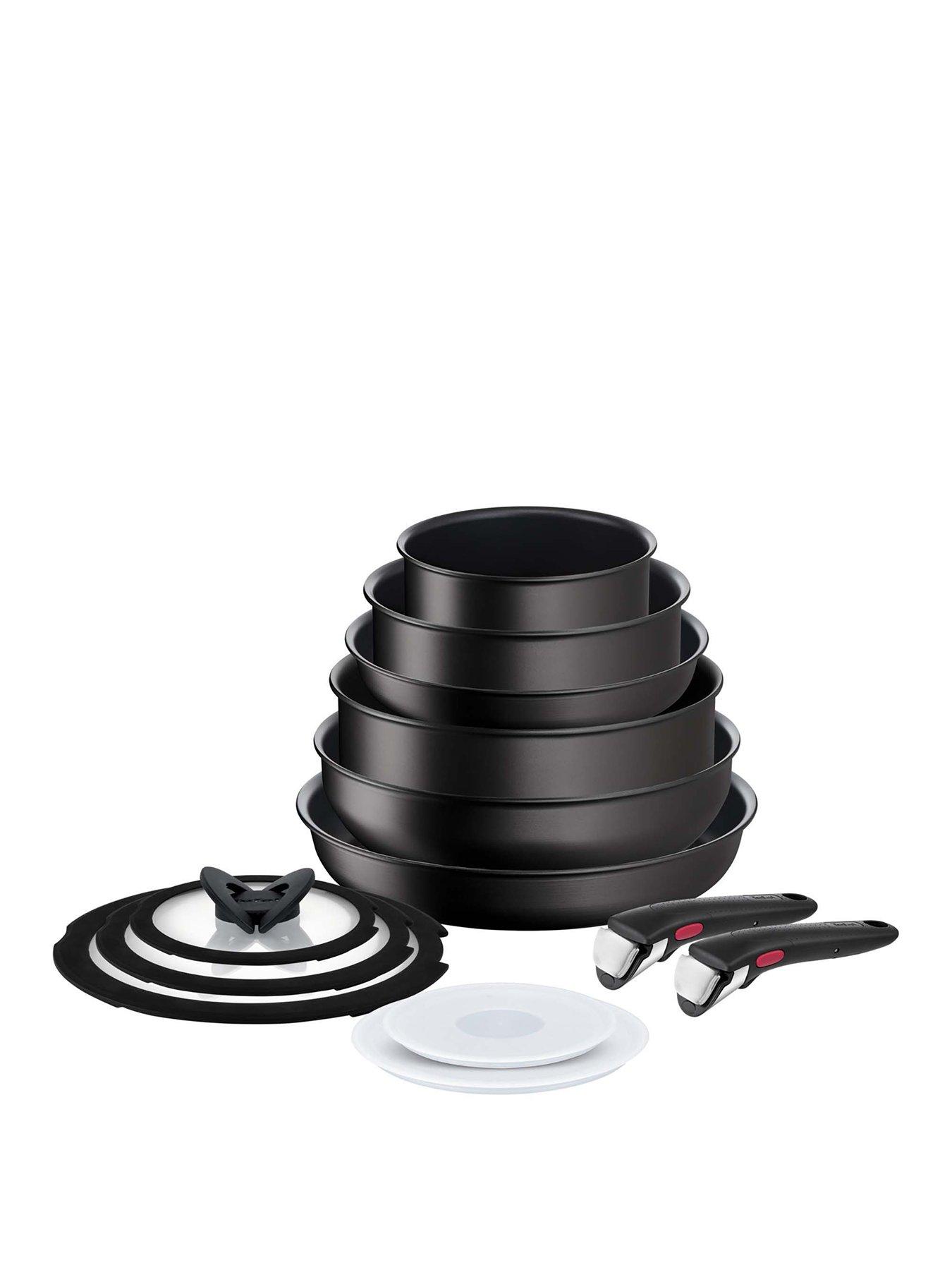 Tefal Ingenio Resist 13pc Removable Handle, Stackable Induction Pan Set