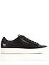  image of ps-paul-smith-mens-rex-trainers-black