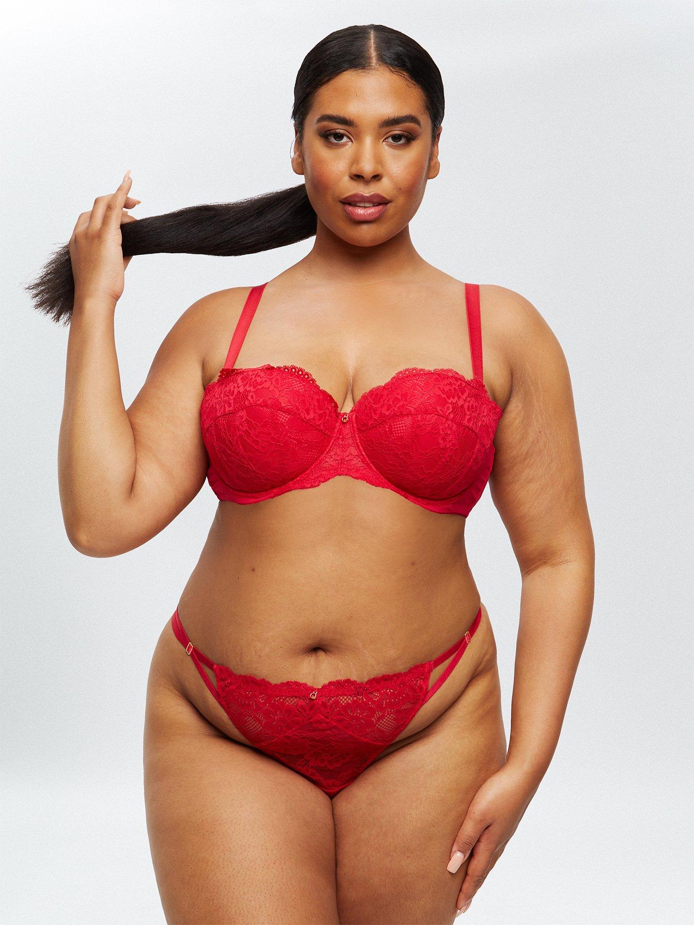 Ann Summers Sexy Lace Planet Balcony Red