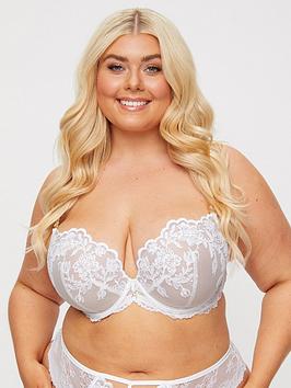 ann summers the icon fuller bust padded plunge white
