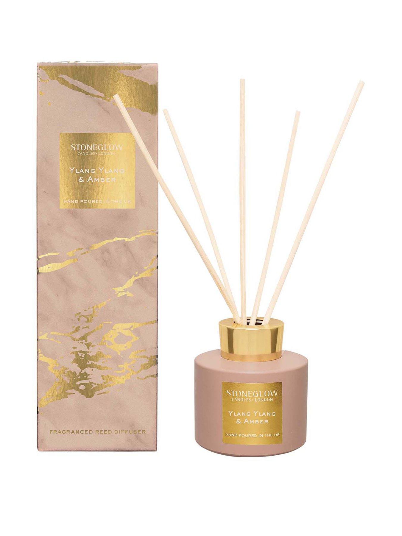 Product photograph of Stoneglow Luna Reed Diffuser - Ylang Ylang Amber from very.co.uk