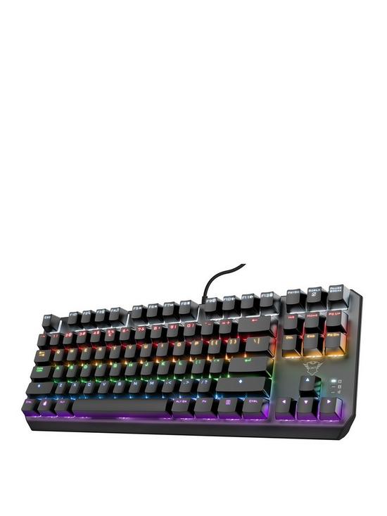 front image of trust-gxt834-callaz-tkl-keyboard-uk