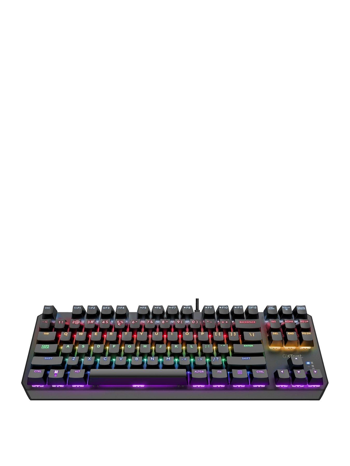 Trust GXT838 Azor Light Up RGB Gaming Keyboard and Mouse Set for