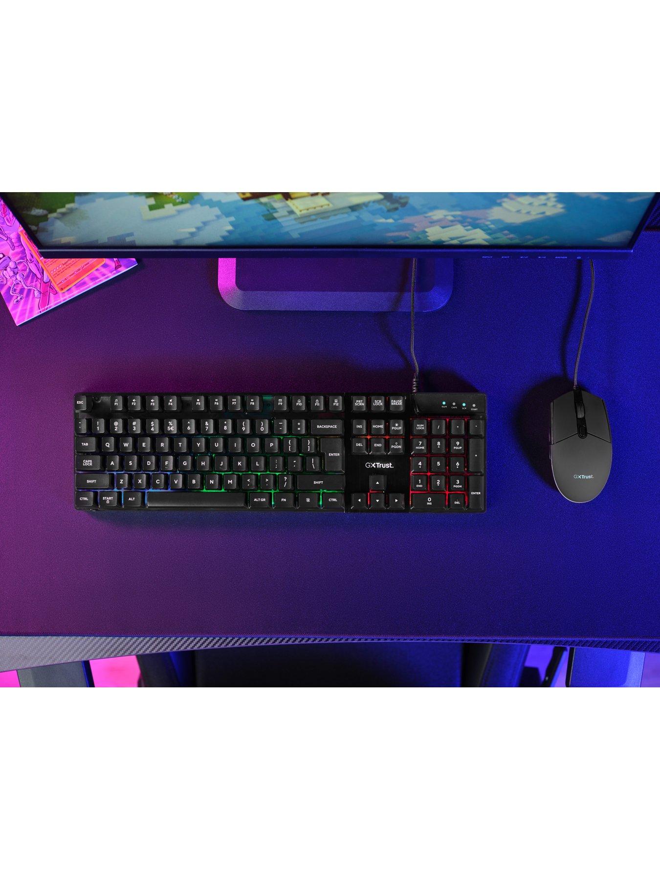 Image 5 of 7 of Trust GXT838 Azor Light Up RGB Gaming Keyboard and Mouse Set for PC&nbsp;
