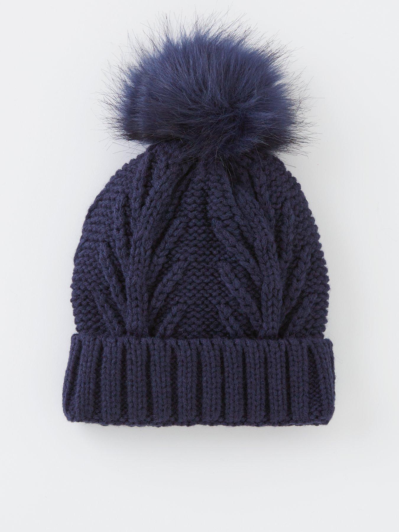 Navy bobble clearance hat boys