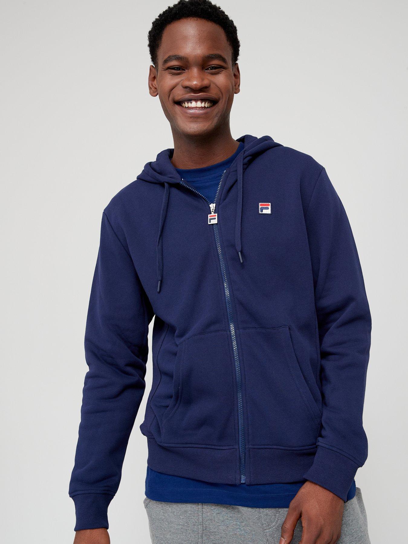 Navy fila best sale hoodie