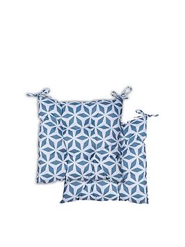 Product photograph of Streetwize Accessories Geometric Pair Of Seat Cushions from very.co.uk