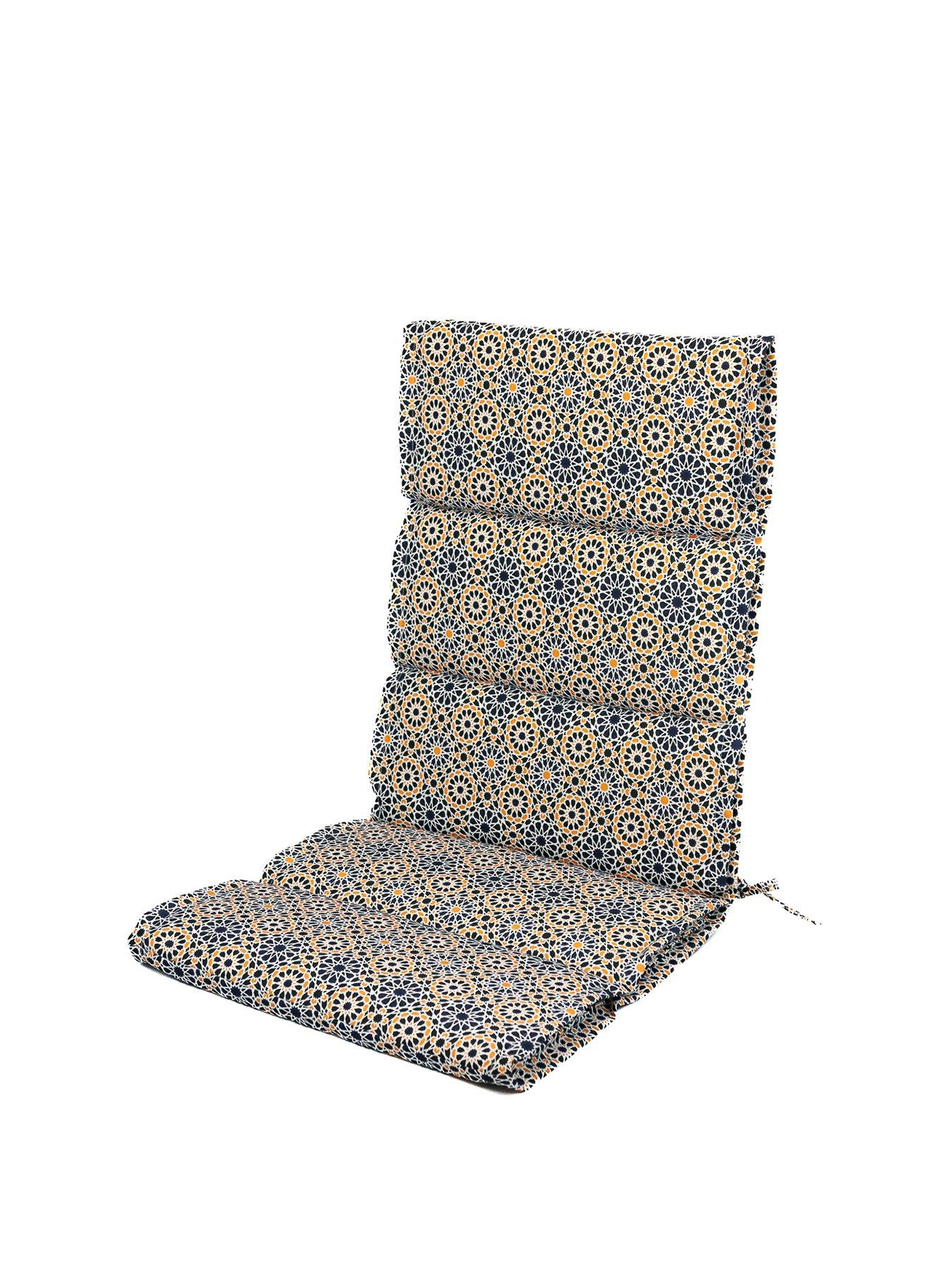 Product photograph of Streetwize Accessories Outdoor Casablanca Full Length Seat Cushion from very.co.uk