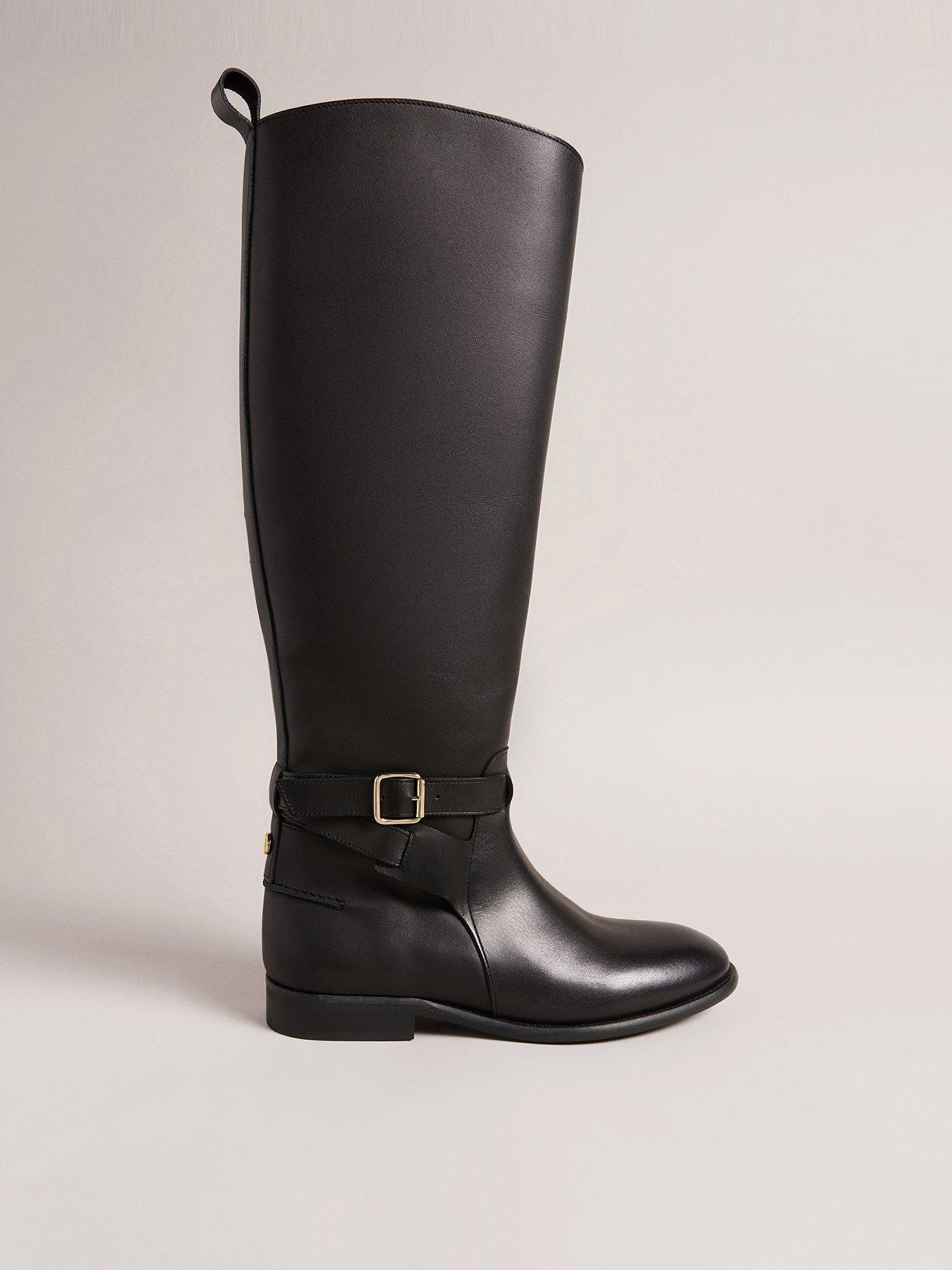 Ted Baker Forrah Leather Knee High Boot - Black 