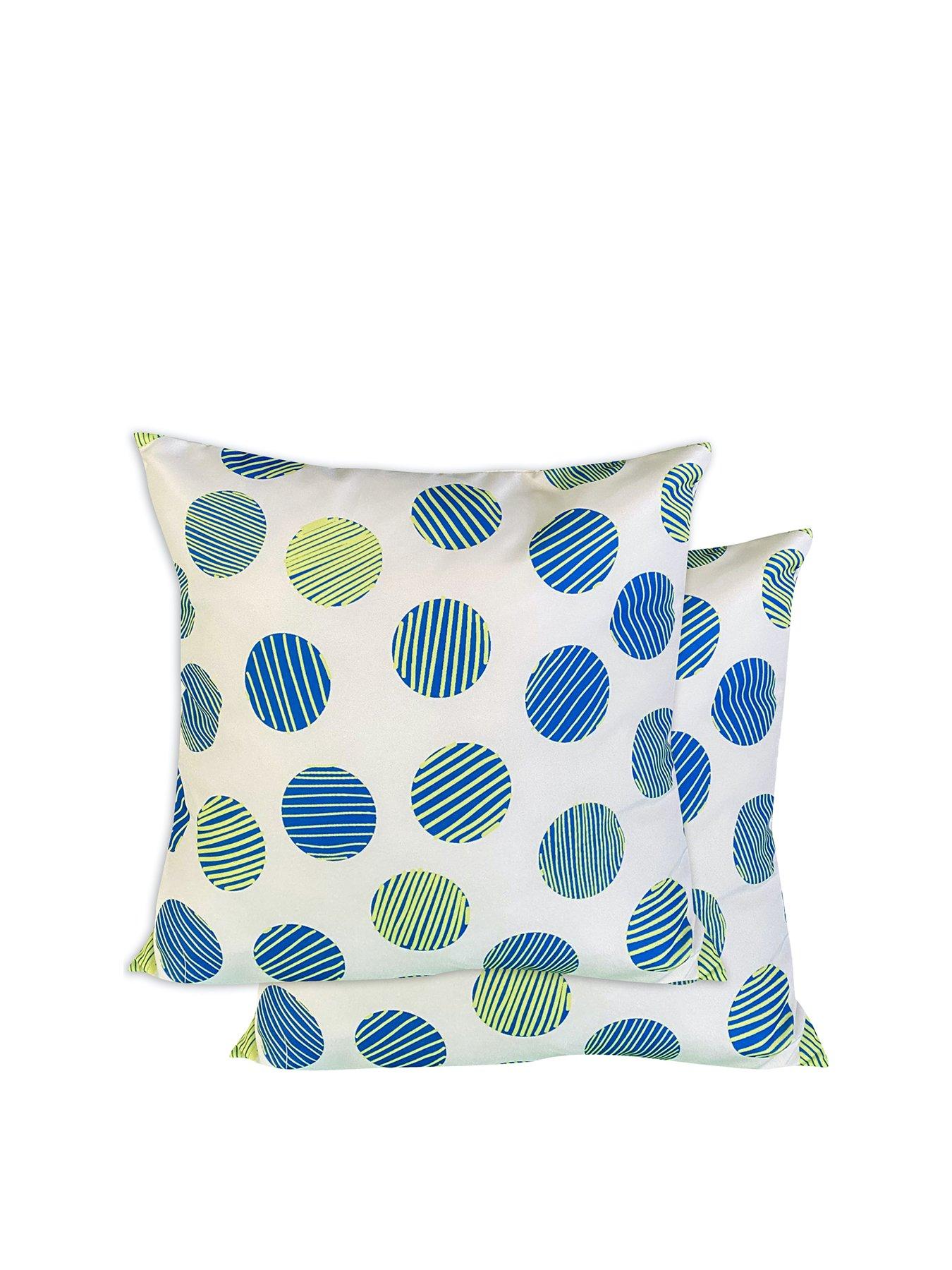Product photograph of Streetwize Accessories Pair Of Stripe Scatter Cushions from very.co.uk