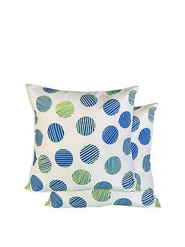 Product photograph of Streetwize Accessories Pair Of Stripe Scatter Cushions from very.co.uk