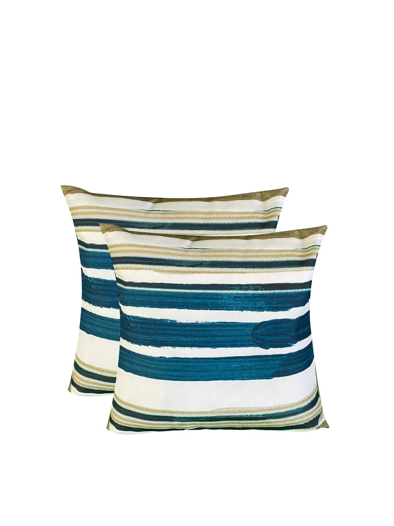 undefined Pair Of Stripe Scatter Cushions