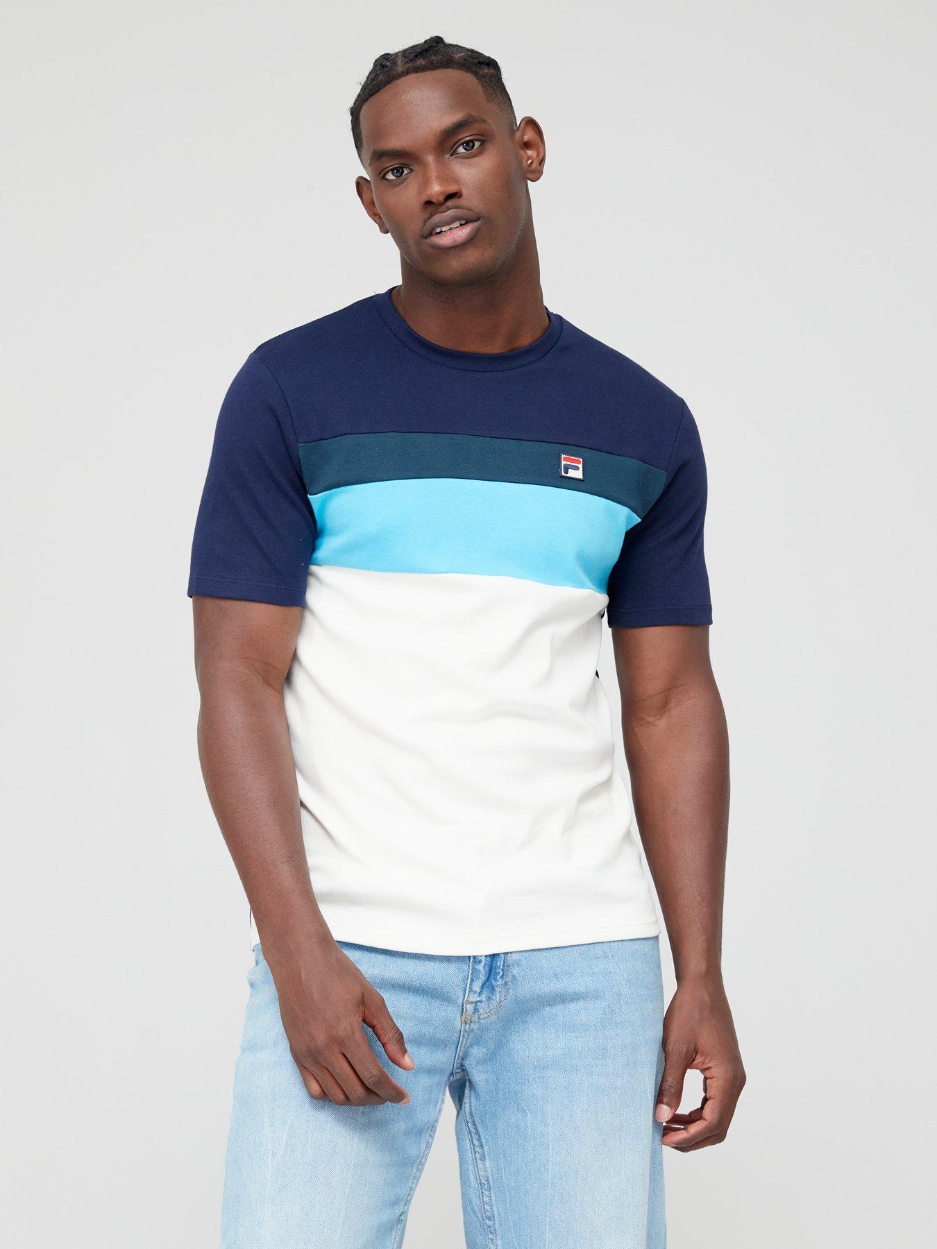 Fila colour clearance block t shirt