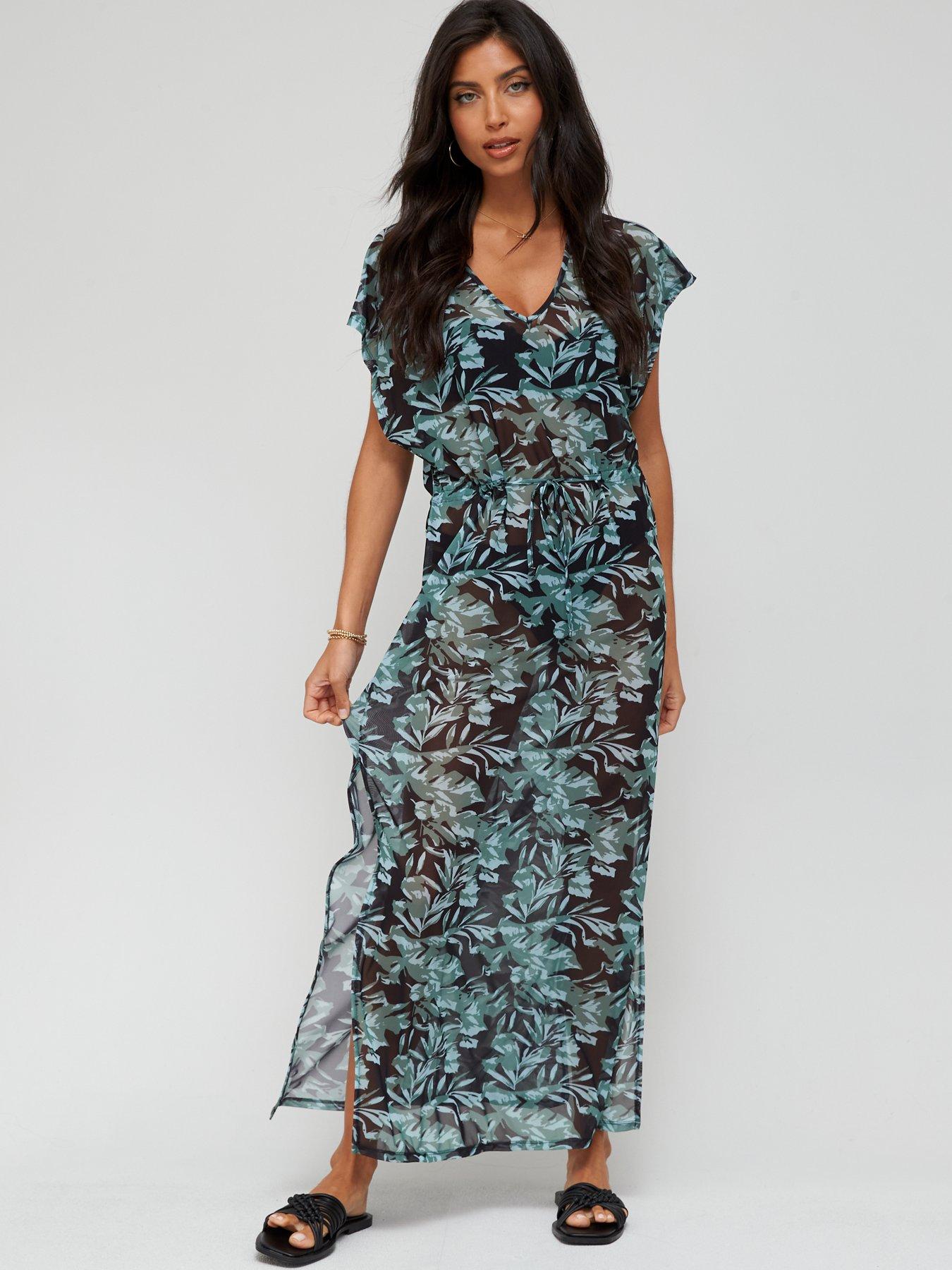 tie waist beach cover up