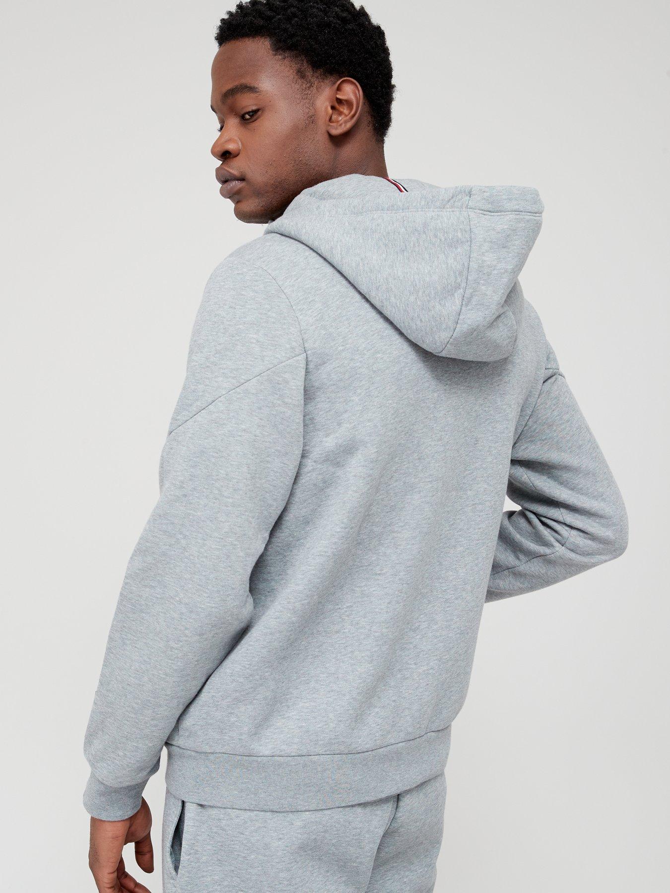 Tommy sport grey store hoodie