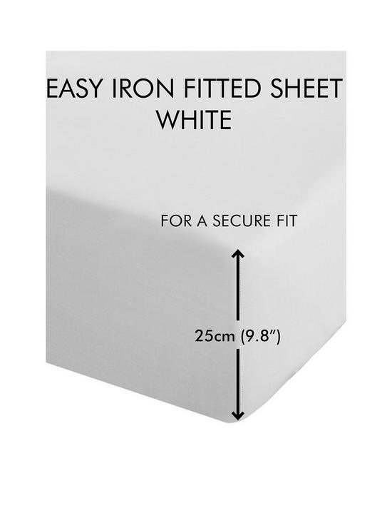 stillFront image of catherine-lansfield-easy-iron-180-thread-count-sking-fitted-sheet