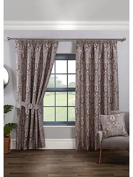 Product photograph of Sundour Tegola Pencil Pleat Curtains from very.co.uk