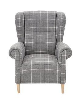 Very Home Weston Fabric Armchair - Grey