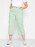  image of yours-clothing-wide-leg-crop-light-sage