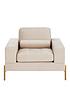  image of very-home-versailles-fabric-armchair-beigenbsp--fscreg-certified