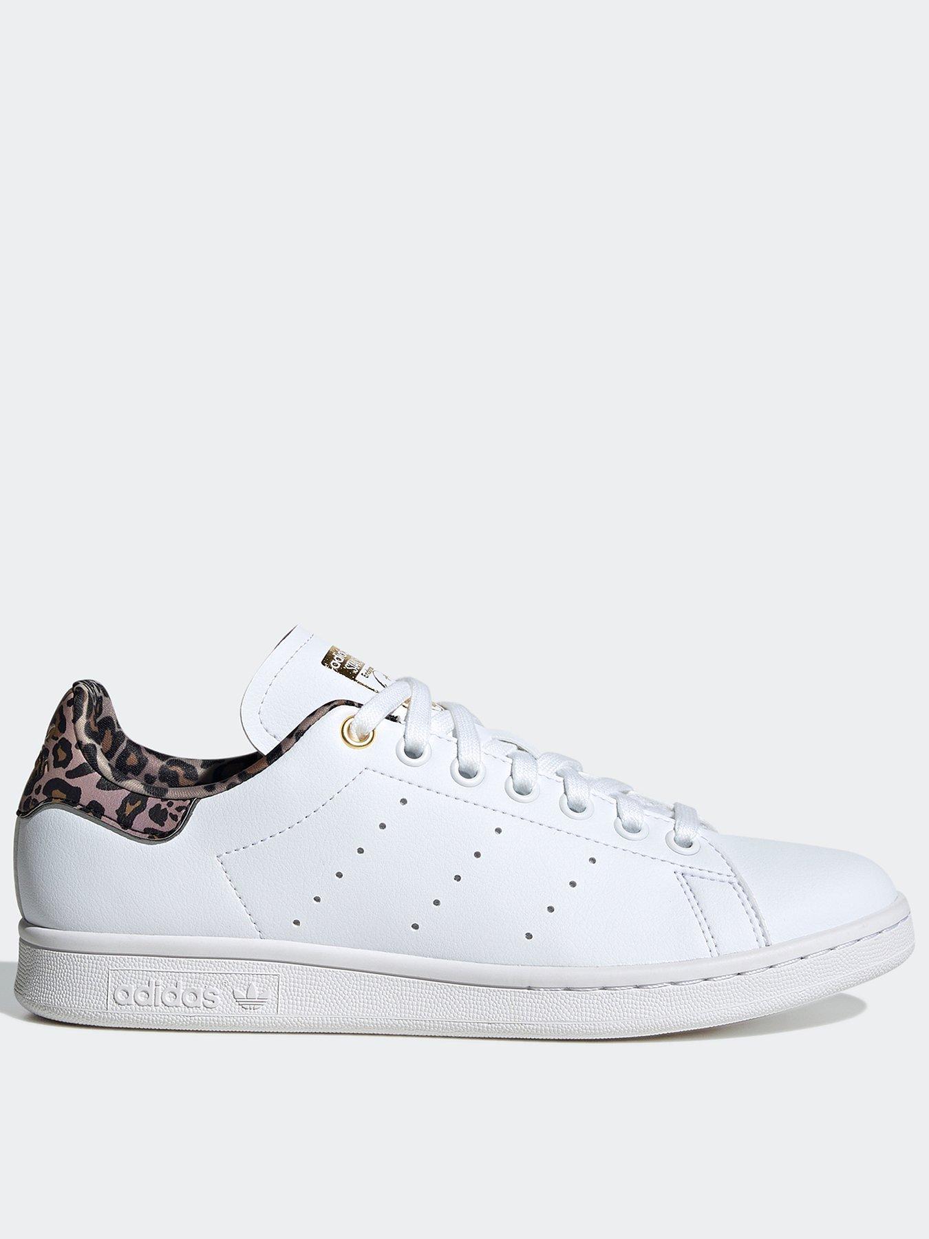 adidas Originals Stan Smith - White/Leopard | very.co.uk