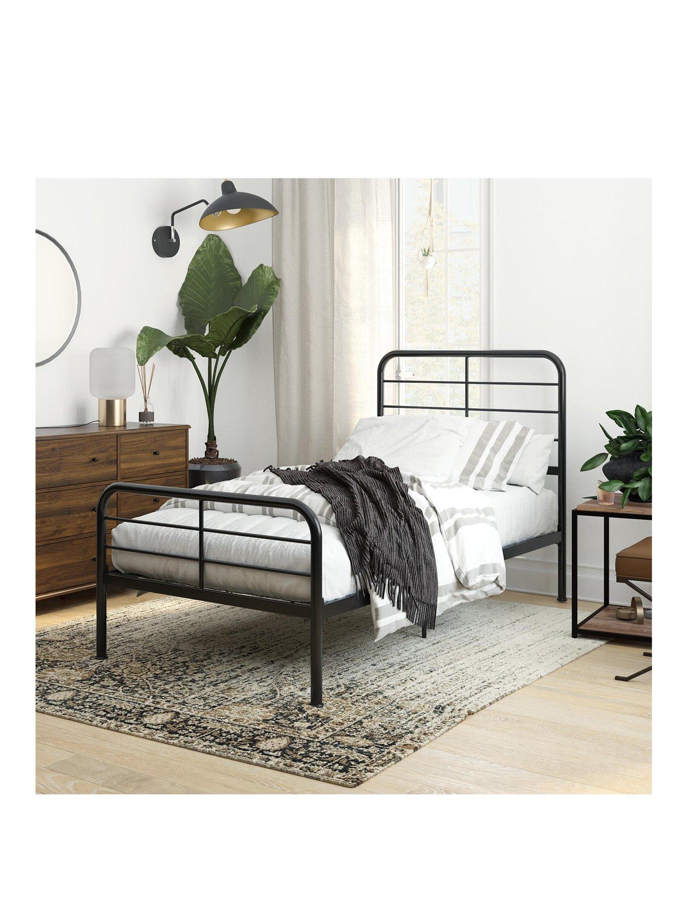 Basic metal deals bed frame full