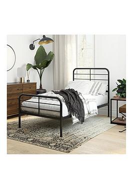 Product photograph of Queer Eye Millie Metal Bed from very.co.uk