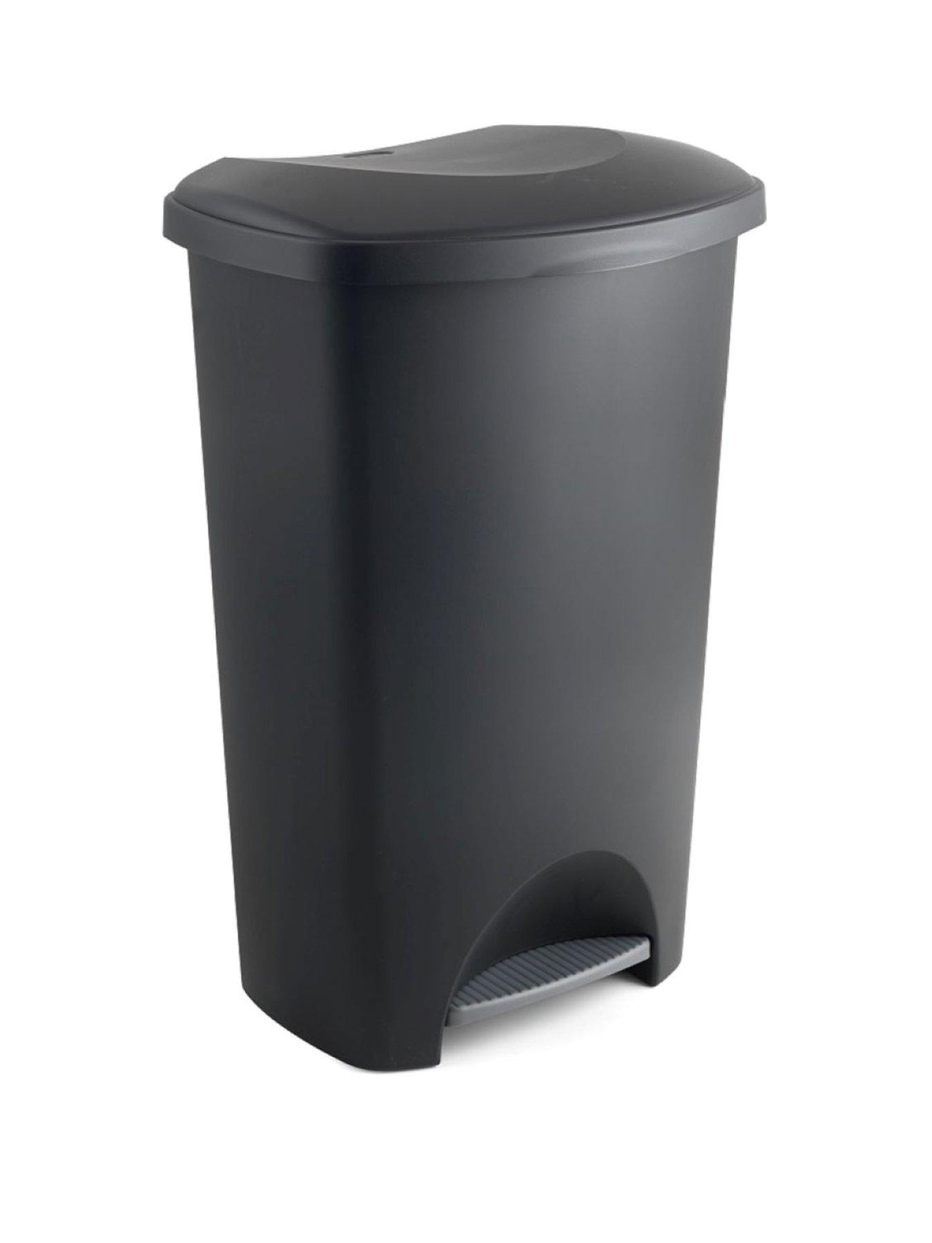 Product photograph of Addis 50-litre Pedal Bin from very.co.uk