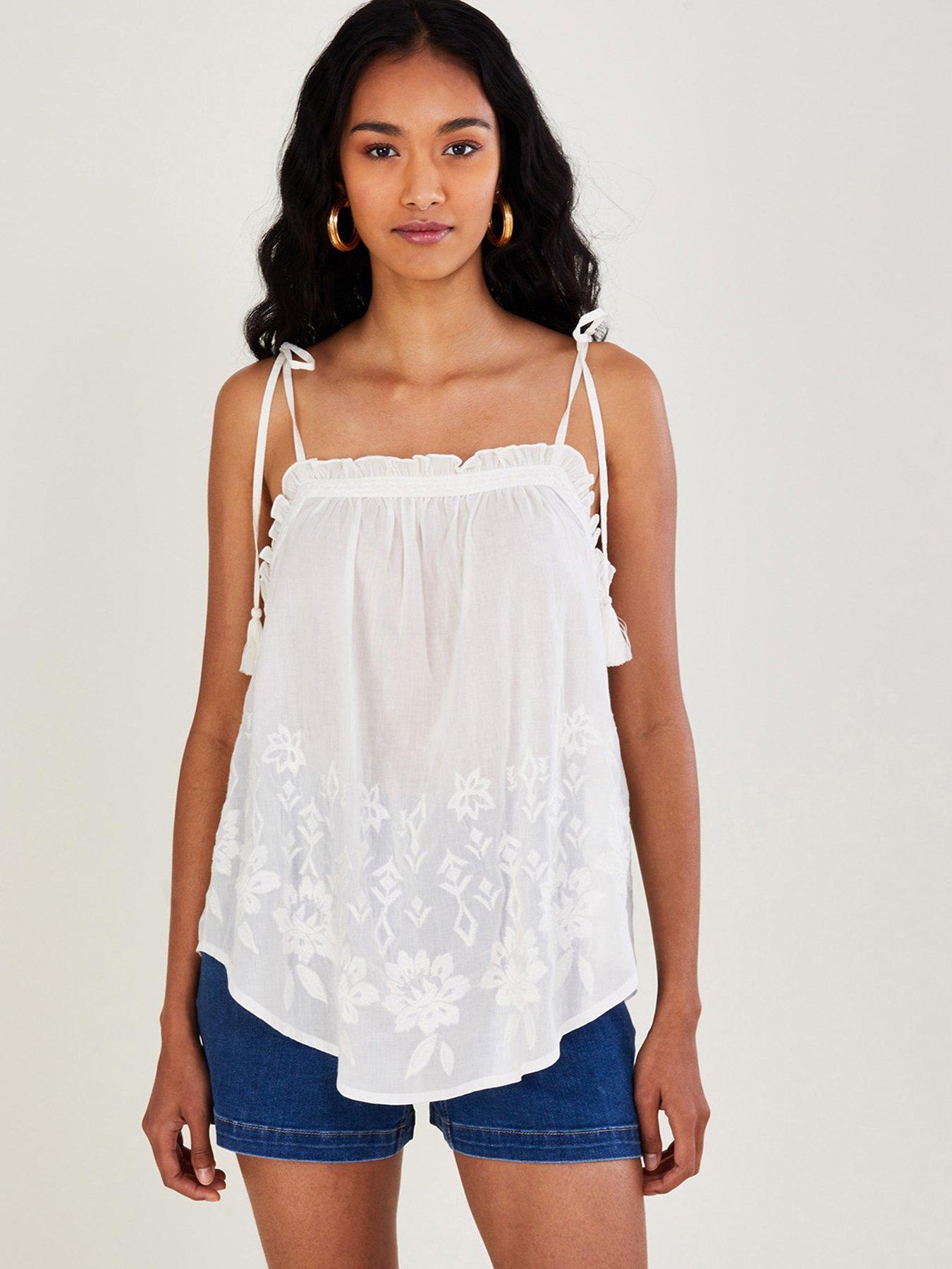 Monsoon Embroidered Cami Top
