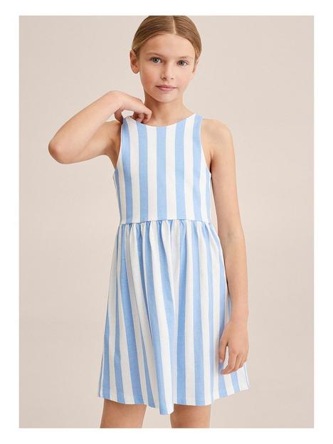 mango-girls-stripe-summer-dress