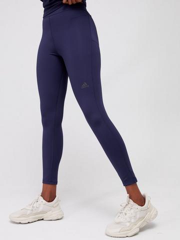 Blue | Adidas | Tights & leggings | Womens sports clothing | Sports &  leisure | www.very.co.uk