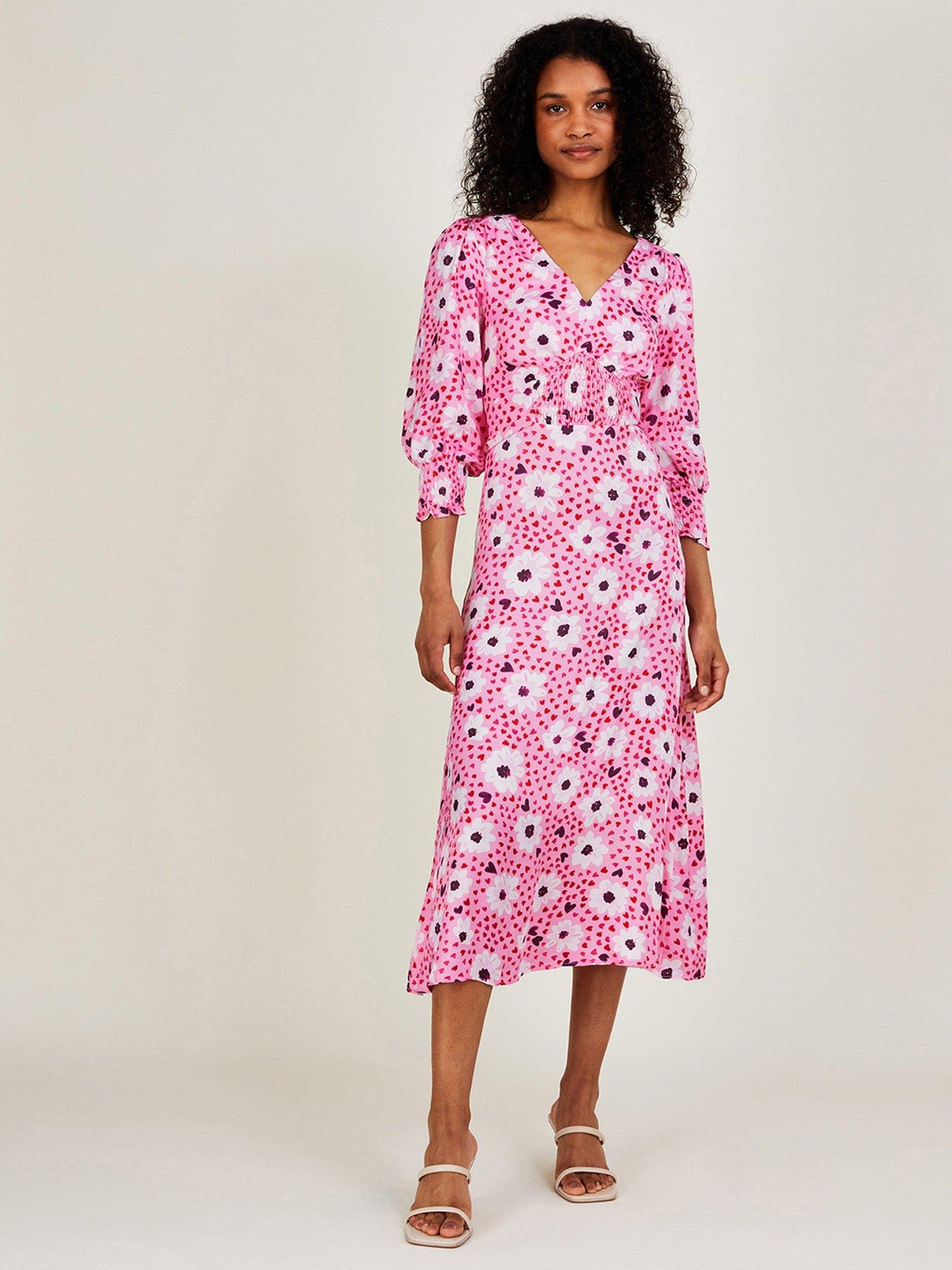 monsoon ladies midi dresses