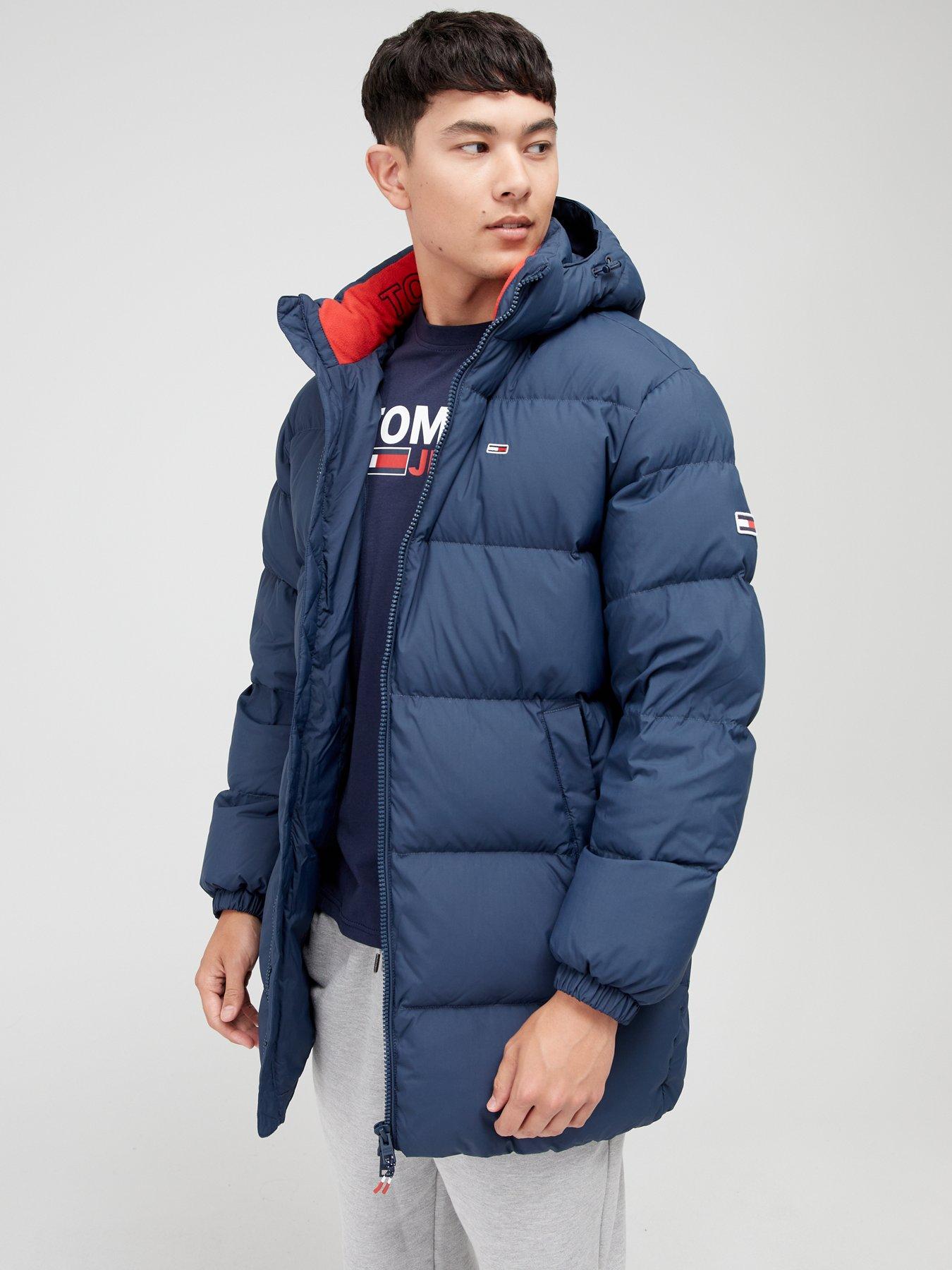 Tommy jeans men's essential down hooded shop jacket