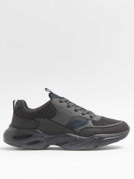 river-island-chunky-mix-sport-runner-trainer
