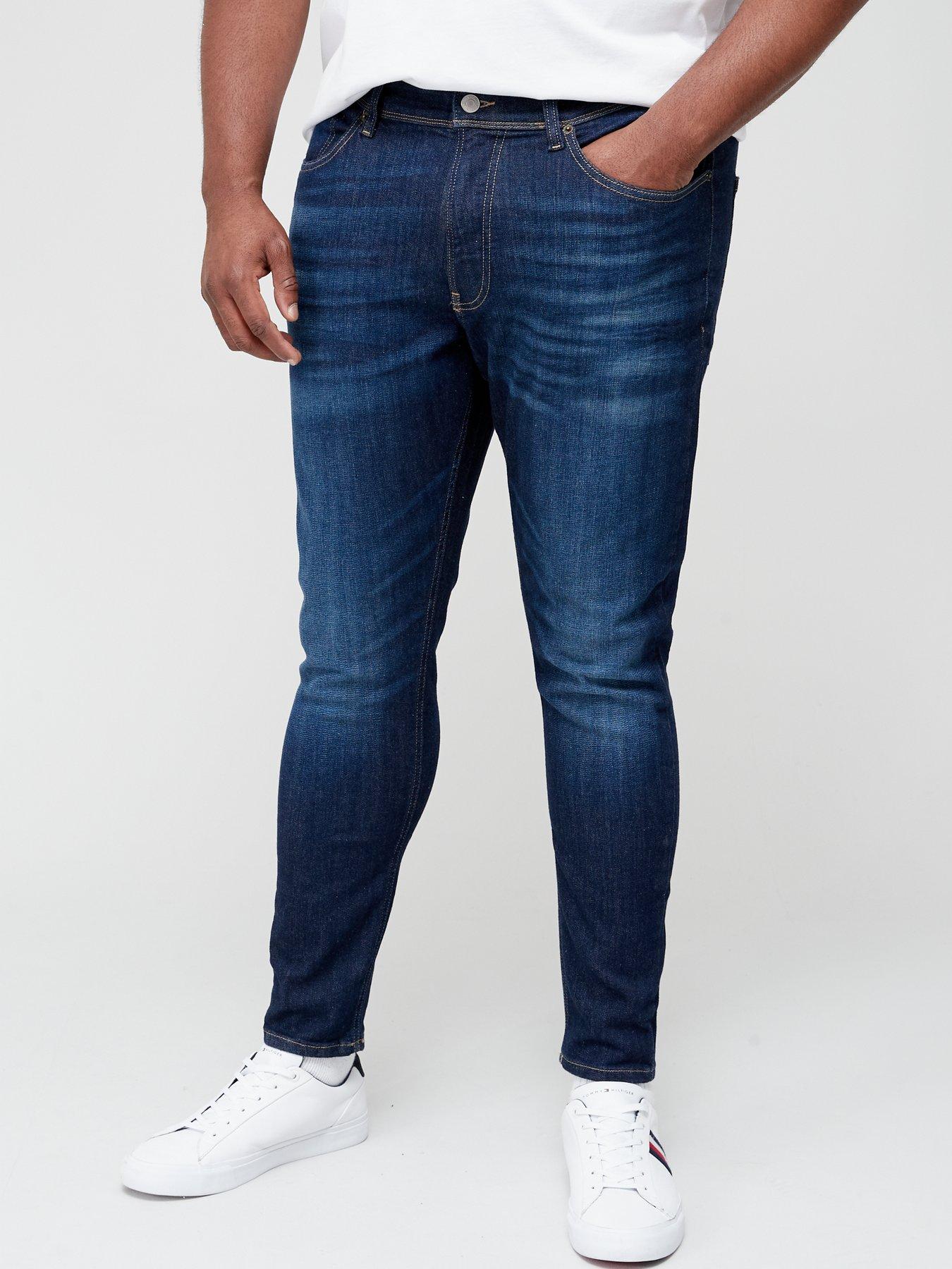 Mens big and hot sale tall skinny jeans