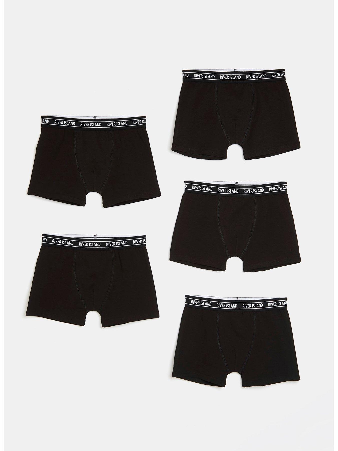 5-pack Boxer Shorts - Black - Kids