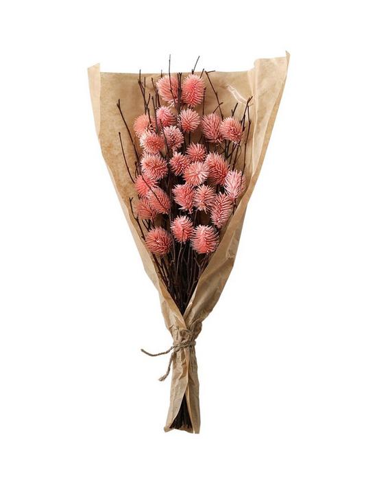 very.co.uk | Dried Thistle Bundle In Paper Wrap - Blush