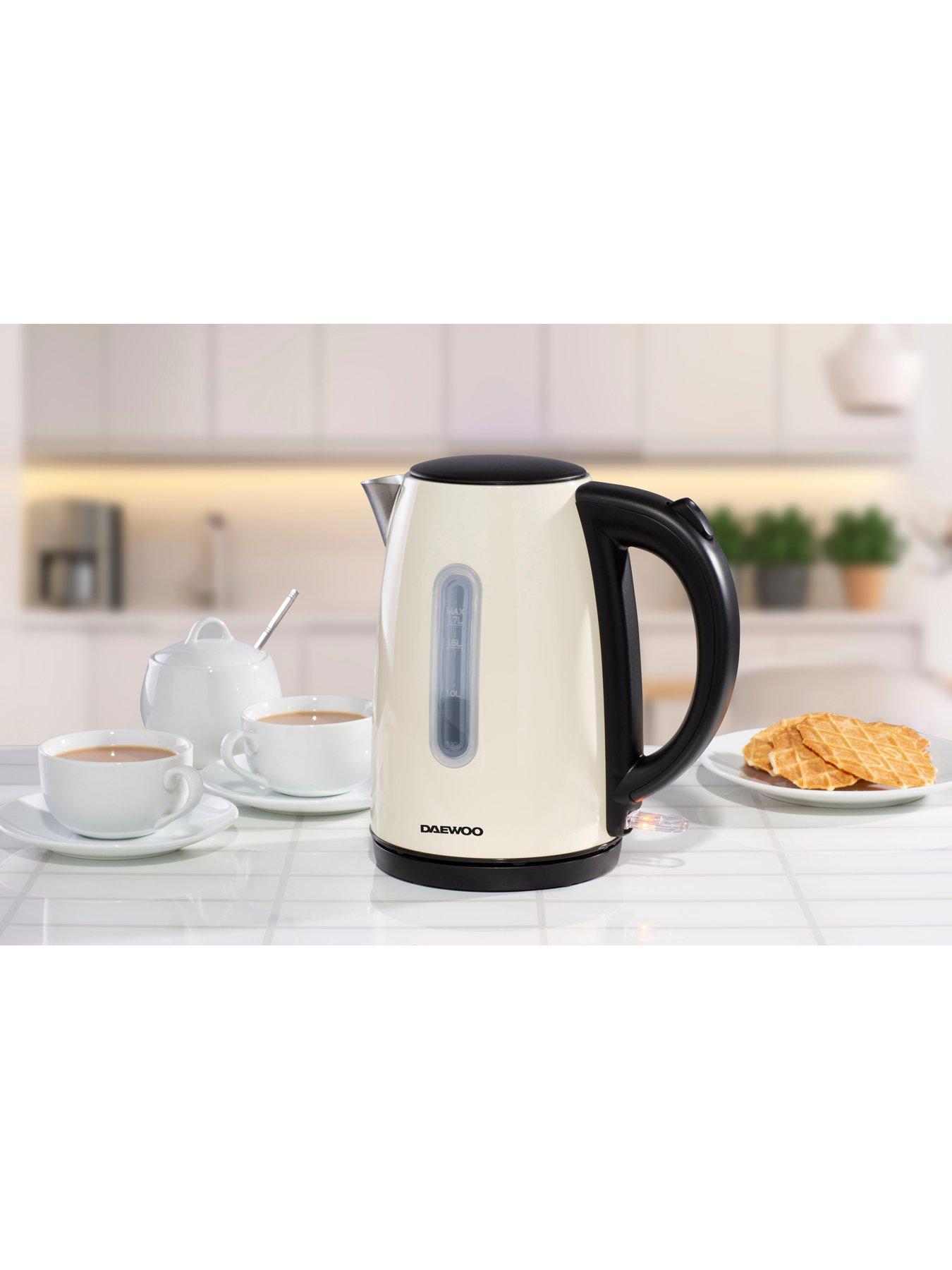 Image 5 of 6 of Daewoo Kensington Cream Triple Pack- Microwave, Kettle and Toaster Set