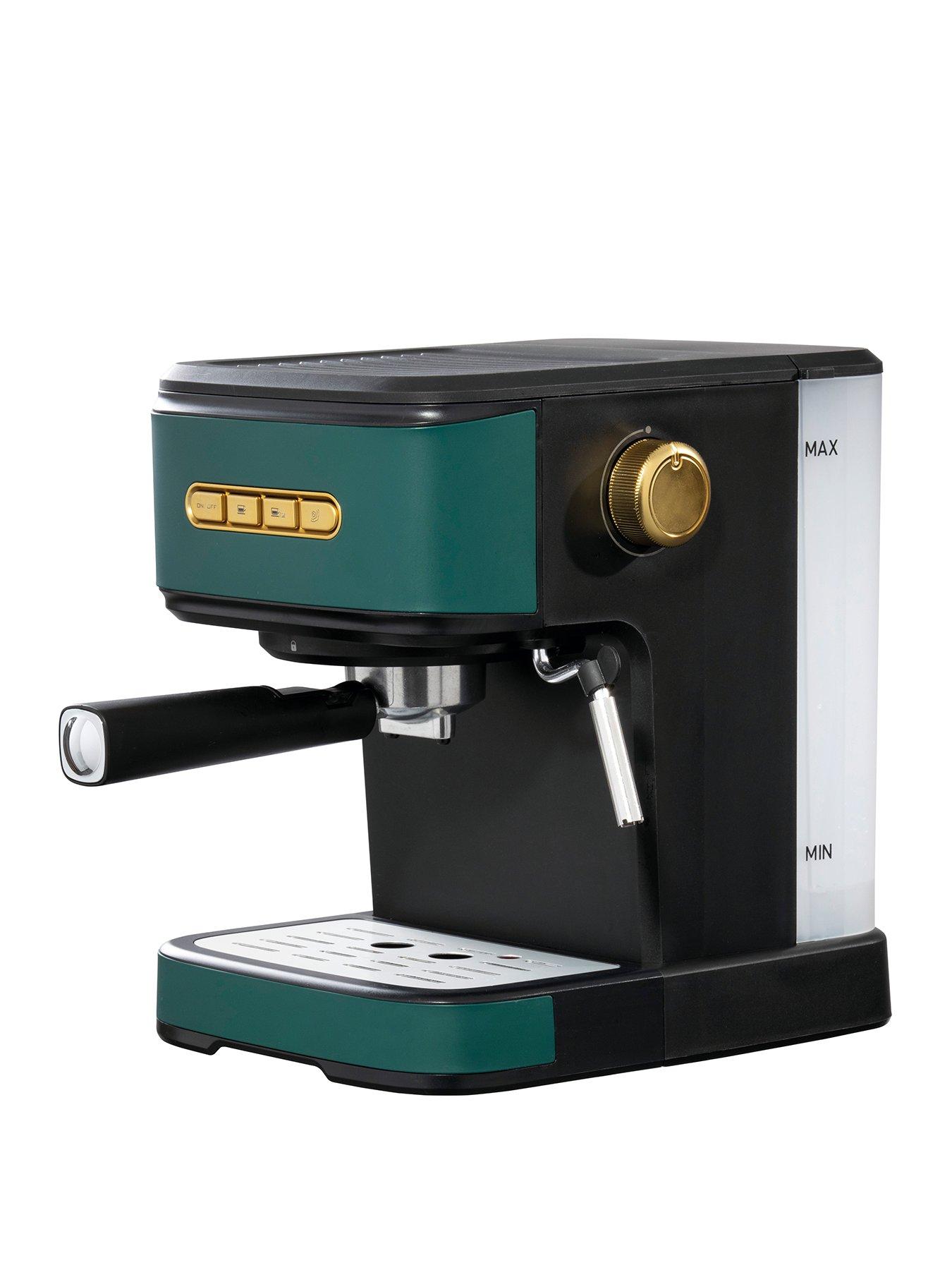 Product photograph of Daewoo Emerald Collection Espresso Coffee Machine from very.co.uk