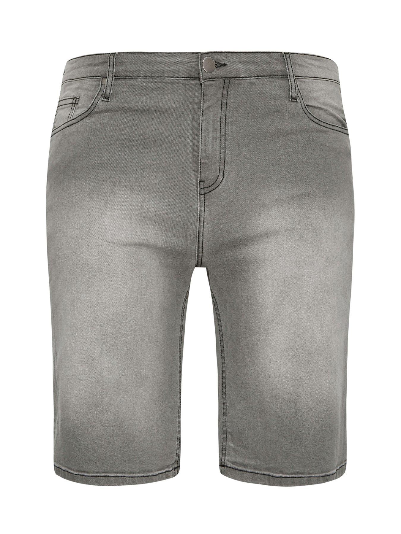 Image 1 of 2 of BadRhino Denim Shorts - Grey