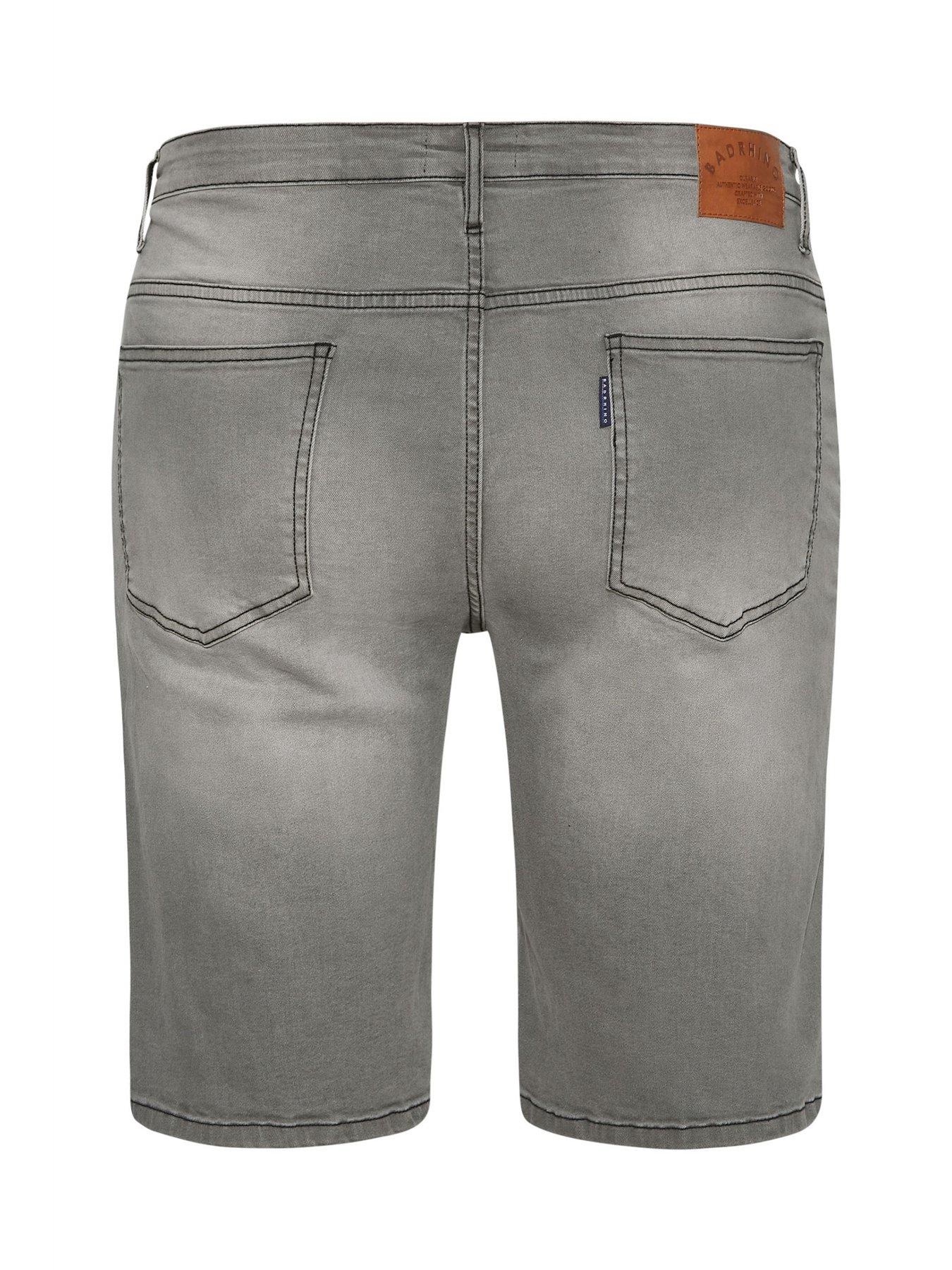 Image 2 of 2 of BadRhino Denim Shorts - Grey