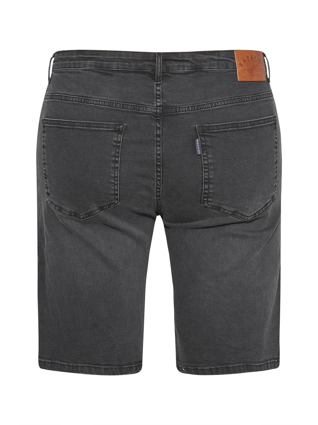 Image 2 of 2 of BadRhino Denim Shorts - Black