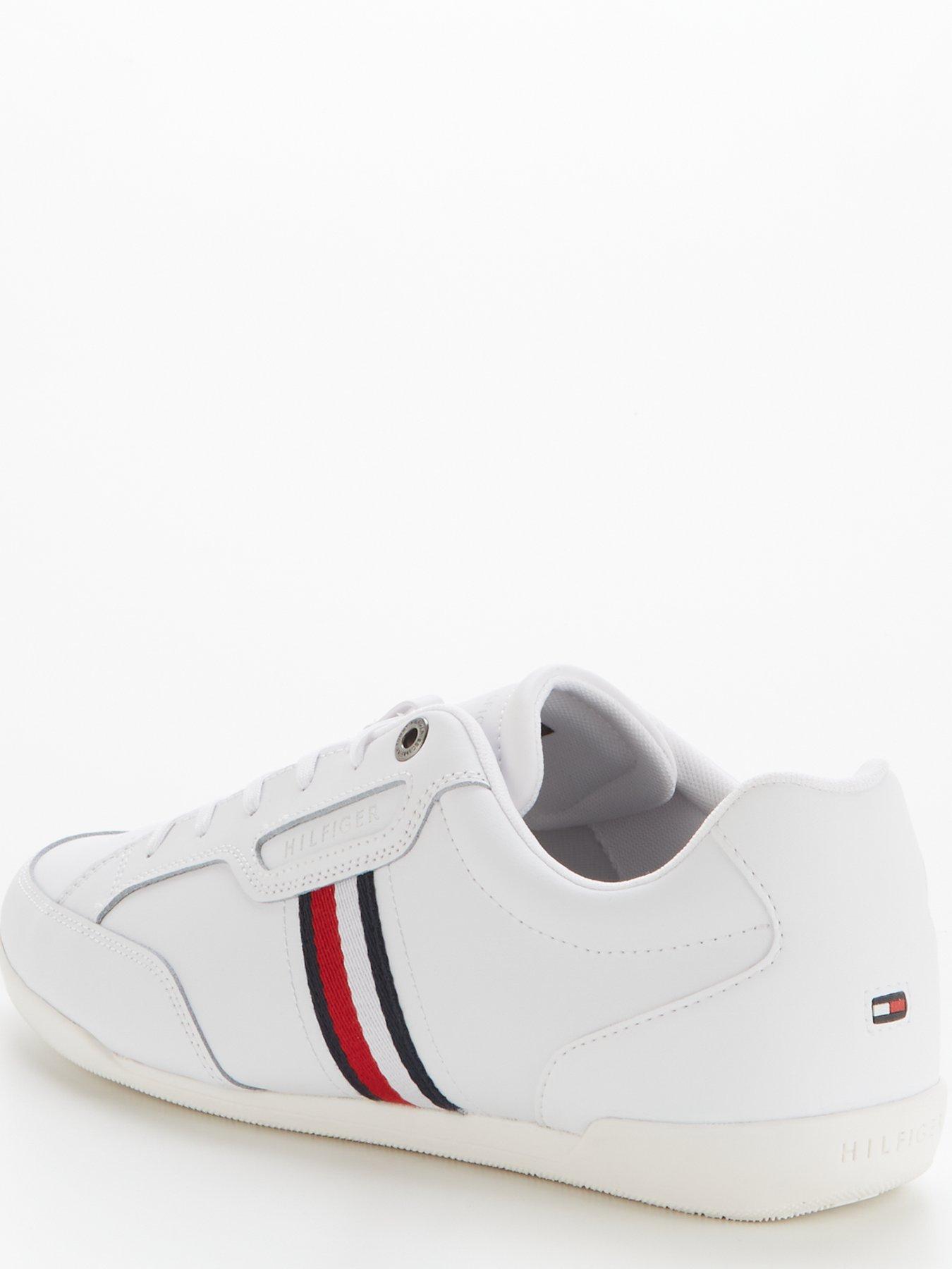 Red tommy hilfiger clearance trainers