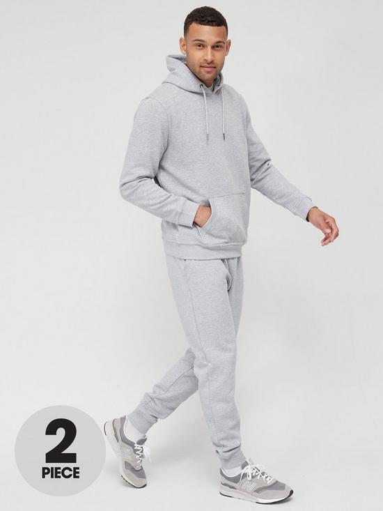 front image of very-man-tracksuit-grey-marl