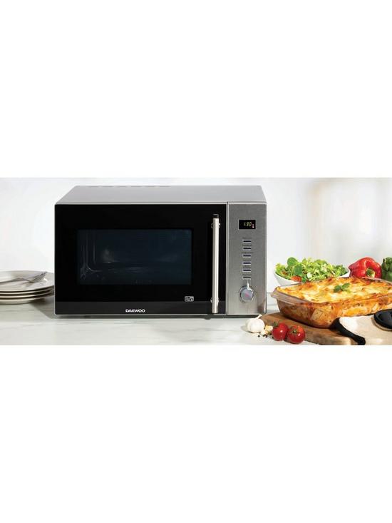 stillFront image of daewoo-30l-900w-digital-microwave-with-grill-amp-convection-koc9c5t