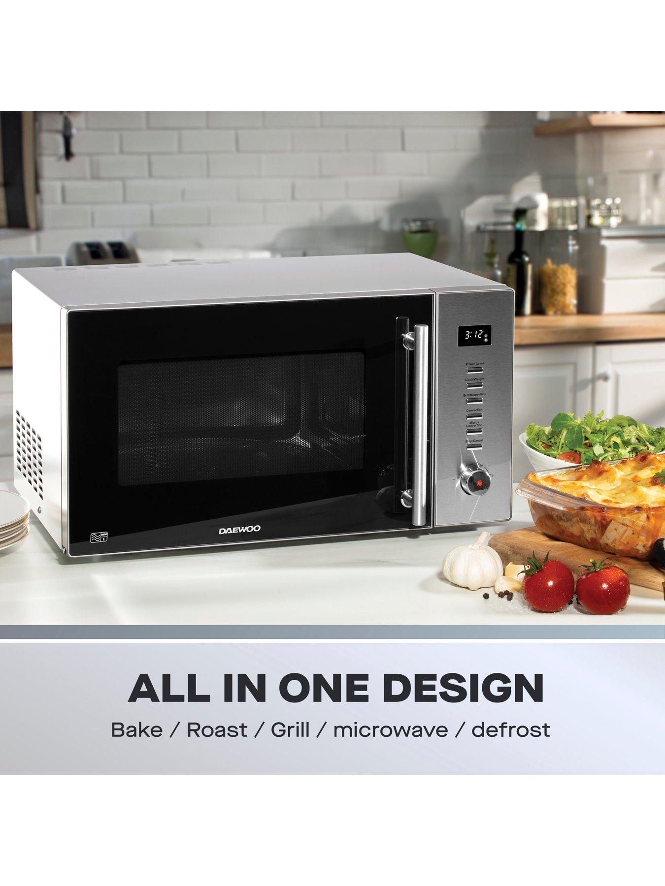 Image 3 of 6 of Daewoo 30L 900w Digital Microwave with Grill &amp; Convection KOC9C5T