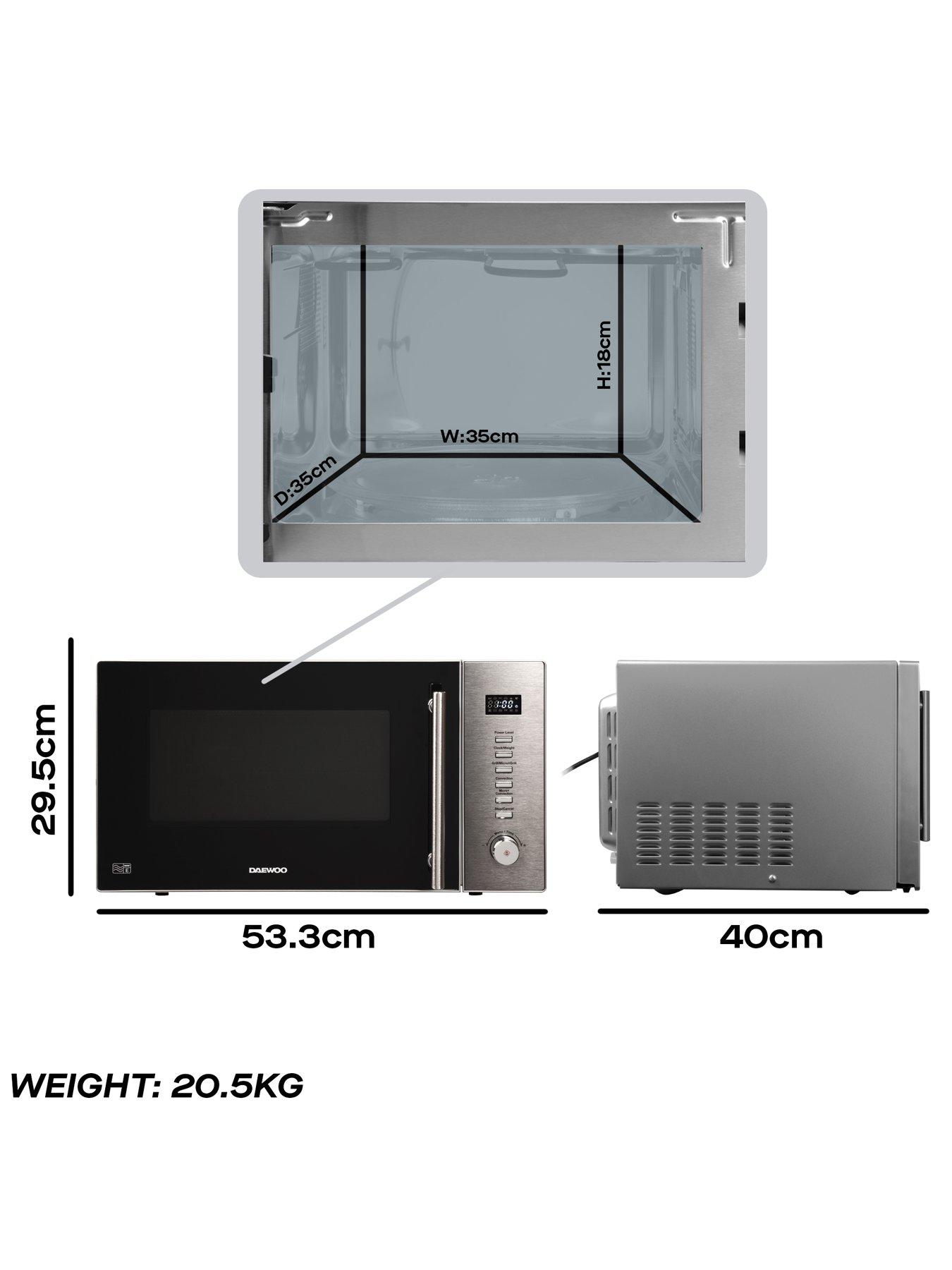 Image 6 of 6 of Daewoo 30L 900w Digital Microwave with Grill &amp; Convection KOC9C5T